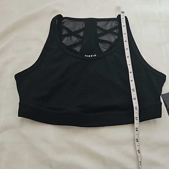 Torrid 2 Piece Active Wear High-Rise Leggings With Crop Top M/L 10 Black - Picture 9 of 16